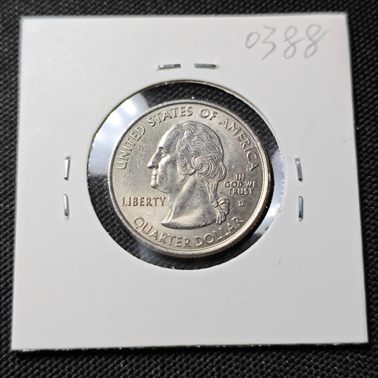 KK钱币收藏小铺   第403期 2月预留时间 周末发货  美国25分纪念币