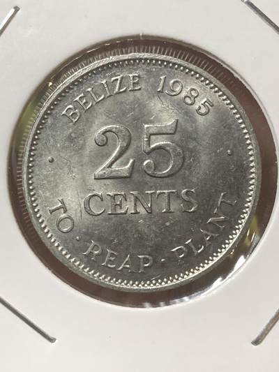 2026年第三十四场(总第二百零三场）外国精品纸夹币场(免佣金) - 伯利兹🇧🇿1985年25分(世界林业大会纪念币)