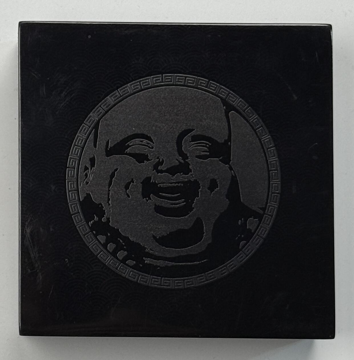 S&S Numismatic世界钱币-拍卖 第121期  帕劳2017年 笑弥勒 10元发钌化镀金精制纪念银币 2盎司999银 发行量：888枚 盒证齐全