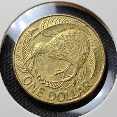 KK钱币收藏小铺   第403期 2月预留时间 周末发货 -  新西兰1元