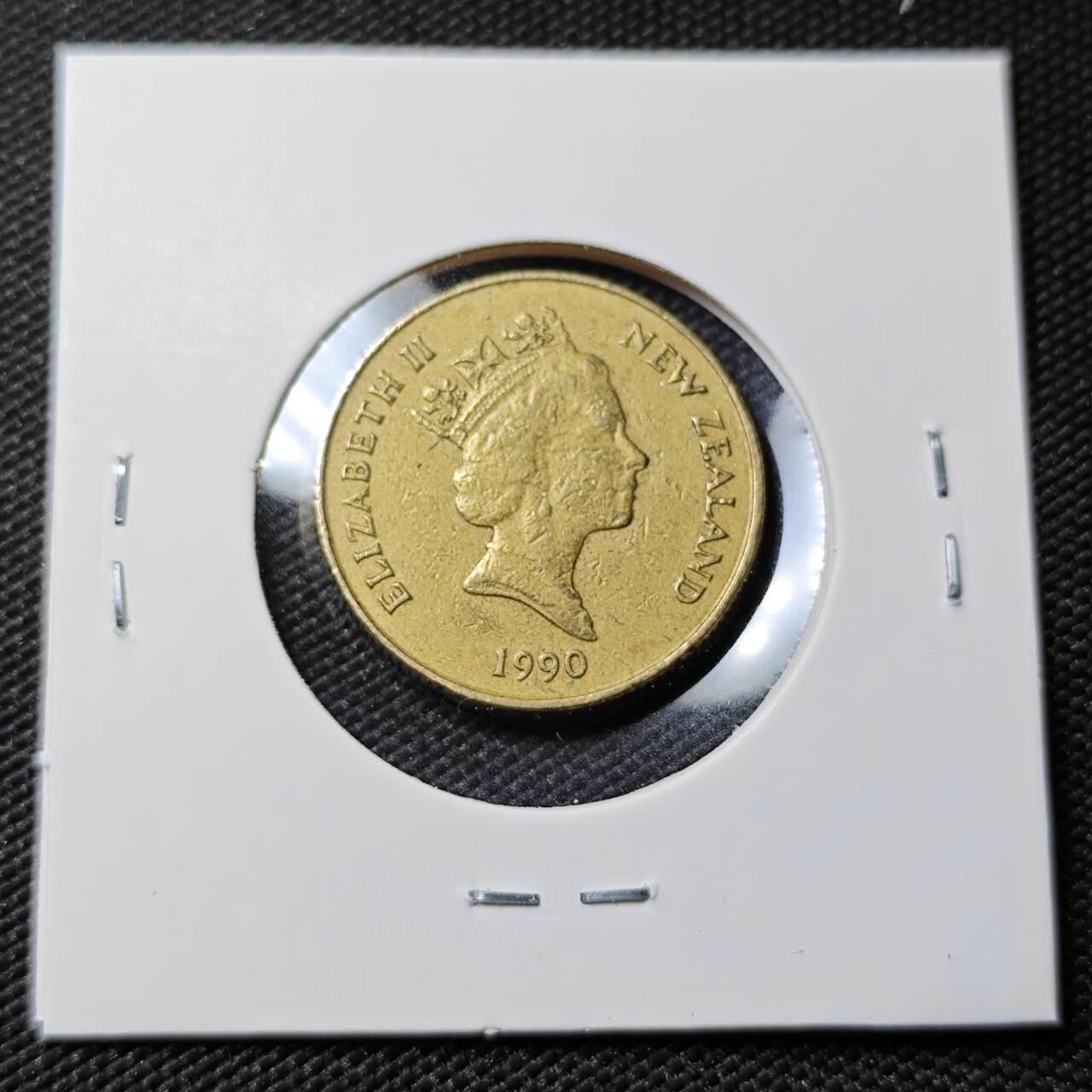 KK钱币收藏小铺   第402期 2月预留时间 周末发货  新西兰1元