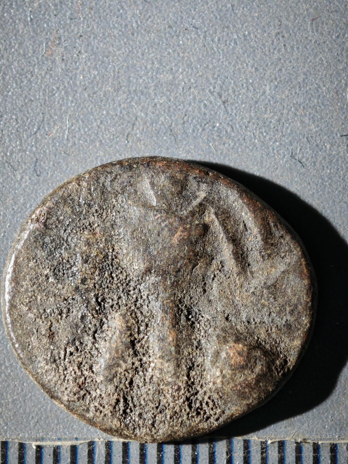 119期新疆红钱粟特钱币丝路钱币专场 B寄多罗王朝铜币