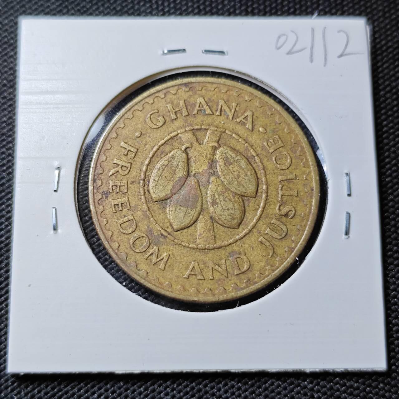 KK钱币收藏小铺   第402期 2月预留时间 周末发货  1979加纳50比塞瓦