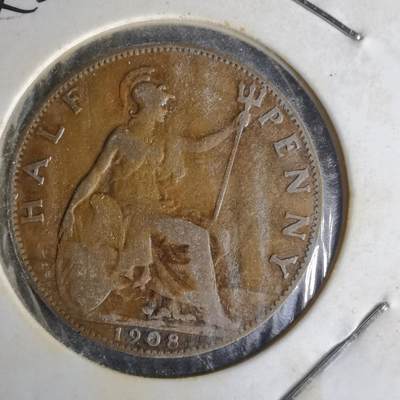 沼泽如烟--第1014场 - 英国1908年半便士