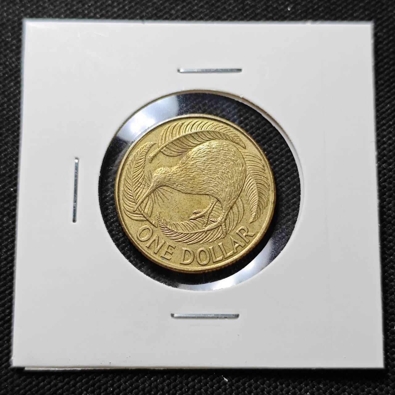 KK钱币收藏小铺   第403期 2月预留时间 周末发货  新西兰1元