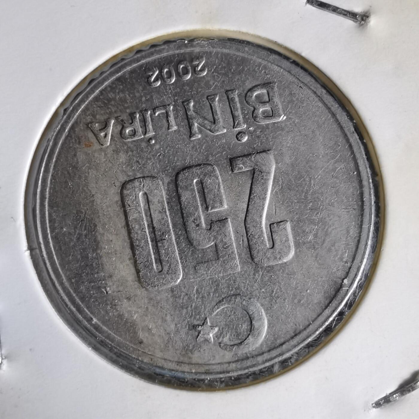 沼泽如烟--第1014场 土耳其2002年25万里拉