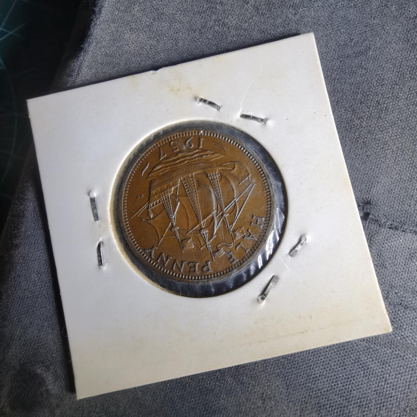 沼泽如烟--第1014场 英国1957年半便士