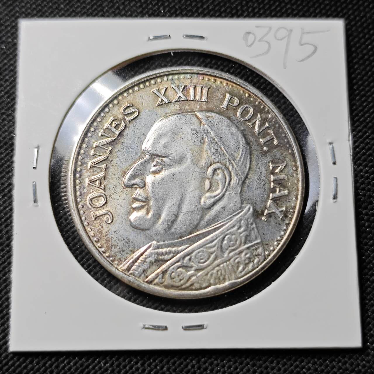 KK钱币收藏小铺   第403期 2月预留时间 周末发货  梵蒂冈镀银章