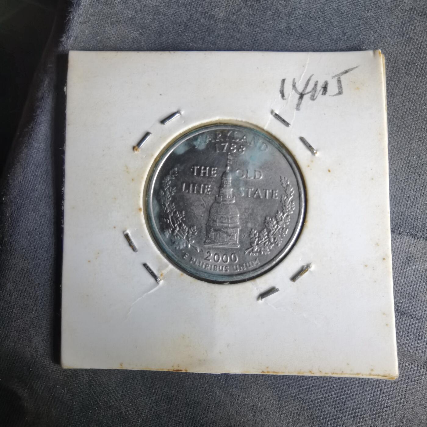 沼泽如烟--第1014场 美国2000年25分纪念币