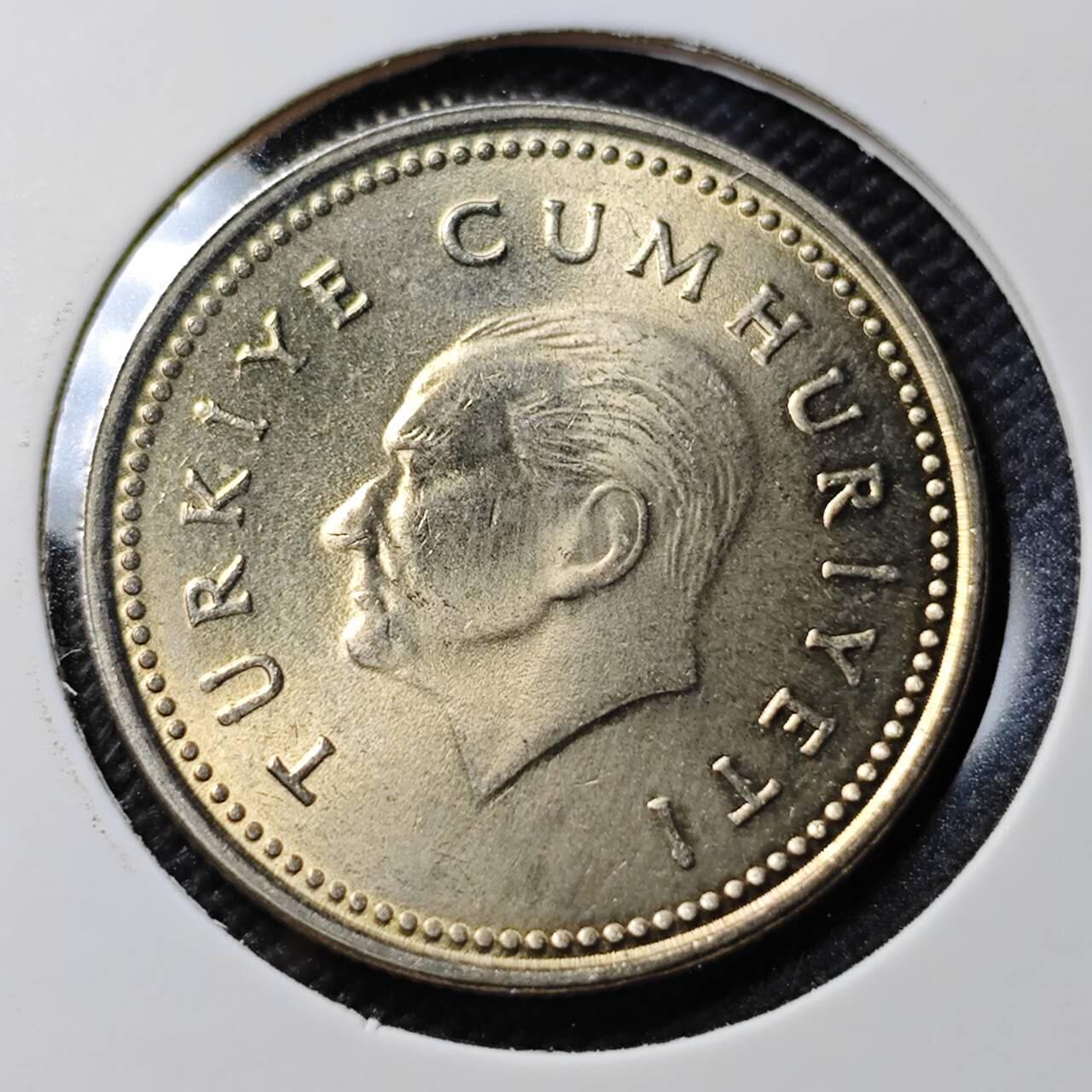 KK钱币收藏小铺   第403期 2月预留时间 周末发货  1993土耳其1000里拉好品