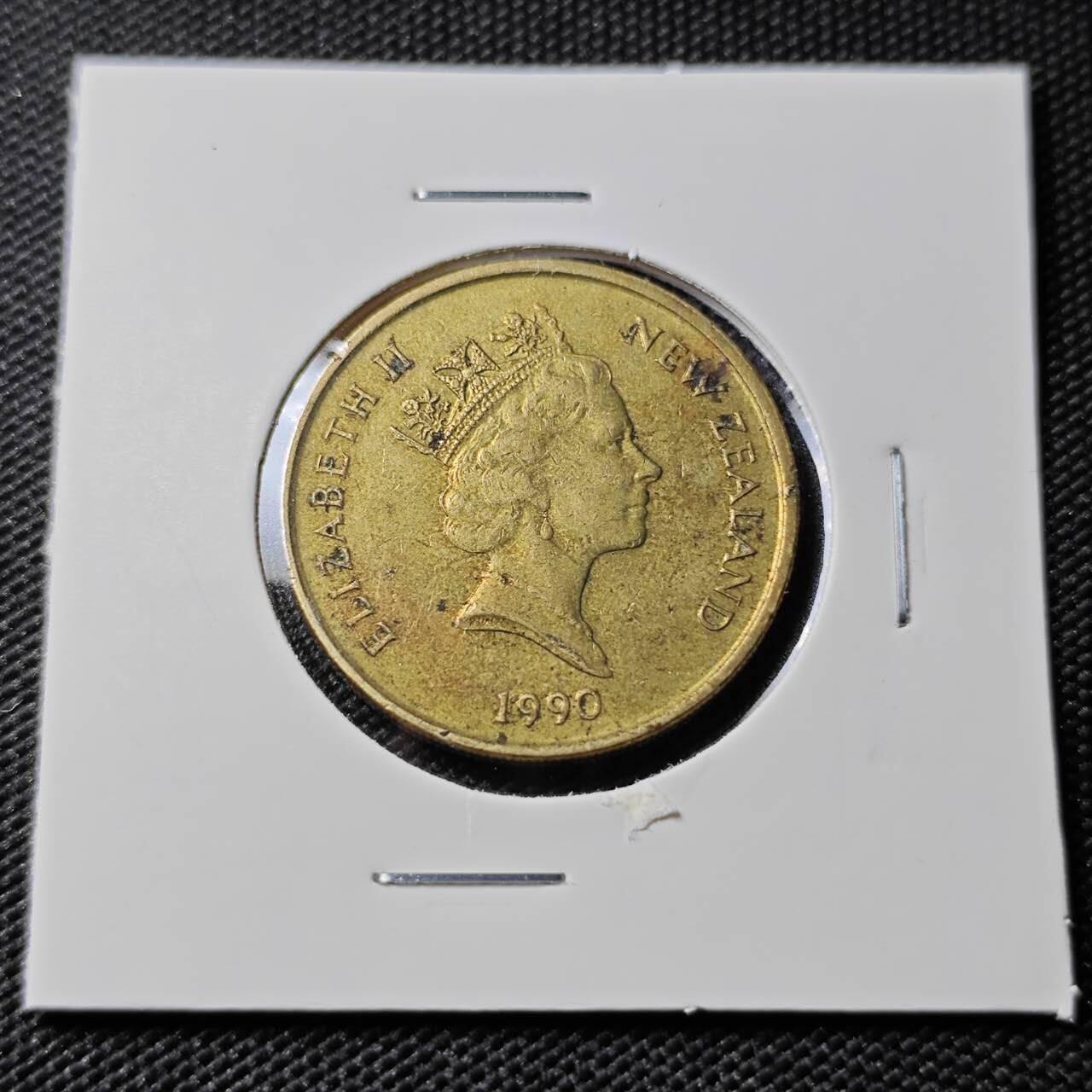 KK钱币收藏小铺   第402期 2月预留时间 周末发货  新西兰2元