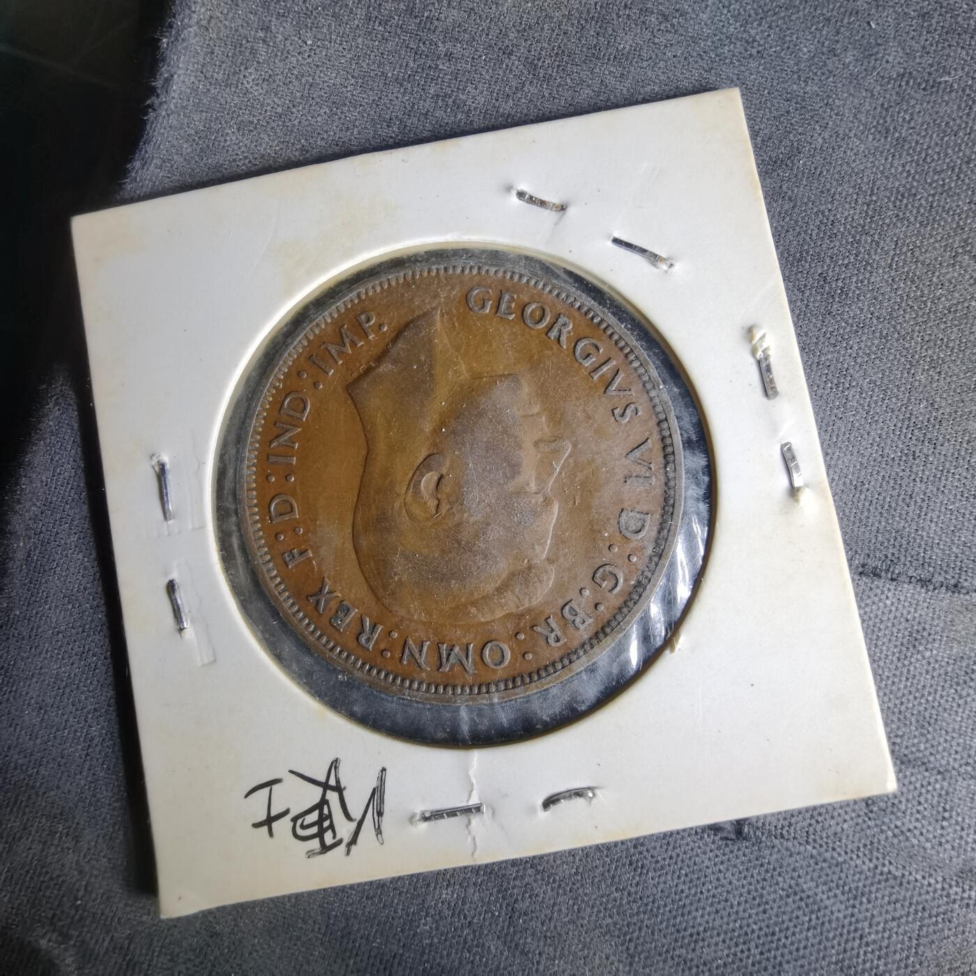 沼泽如烟--第1014场 英国1945年1便士