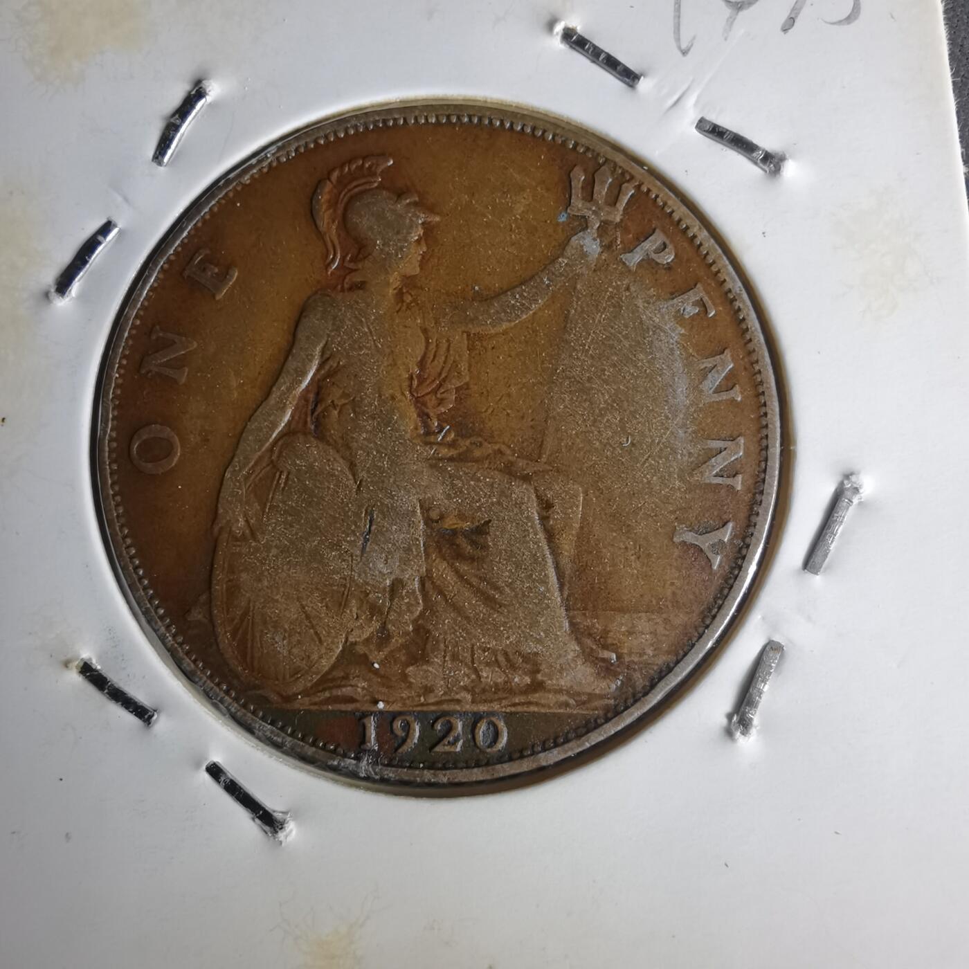 沼泽如烟--第1014场 英国1920年1便士