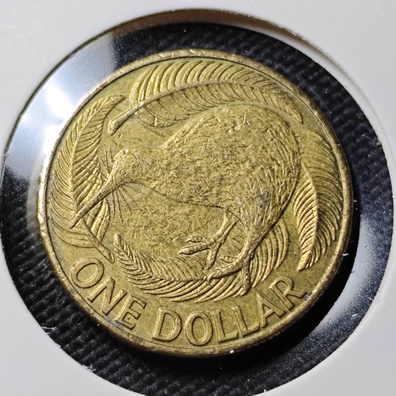 KK钱币收藏小铺   第402期 2月预留时间 周末发货  新西兰1元