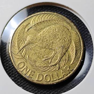 KK钱币收藏小铺   第402期 2月预留时间 周末发货 -  新西兰1元