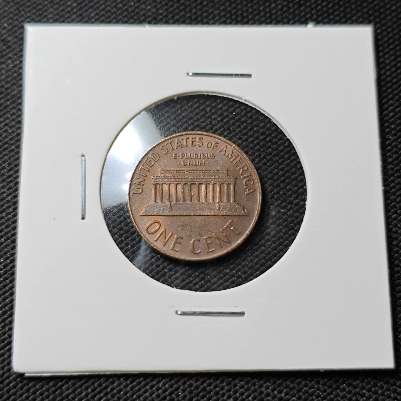 KK钱币收藏小铺   第403期 2月预留时间 周末发货  1966美国1分铜币 好品