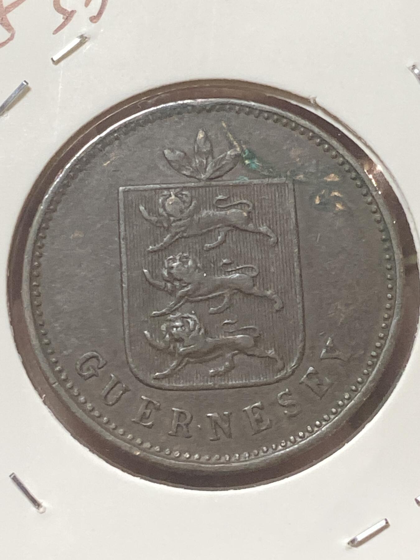 2026年第三十四场(总第二百零三场）外国精品纸夹币场(免佣金) 英属根西岛🇬🇬1830年4道布(乔治四世逝世–威廉四世登基年，第一版4道布)