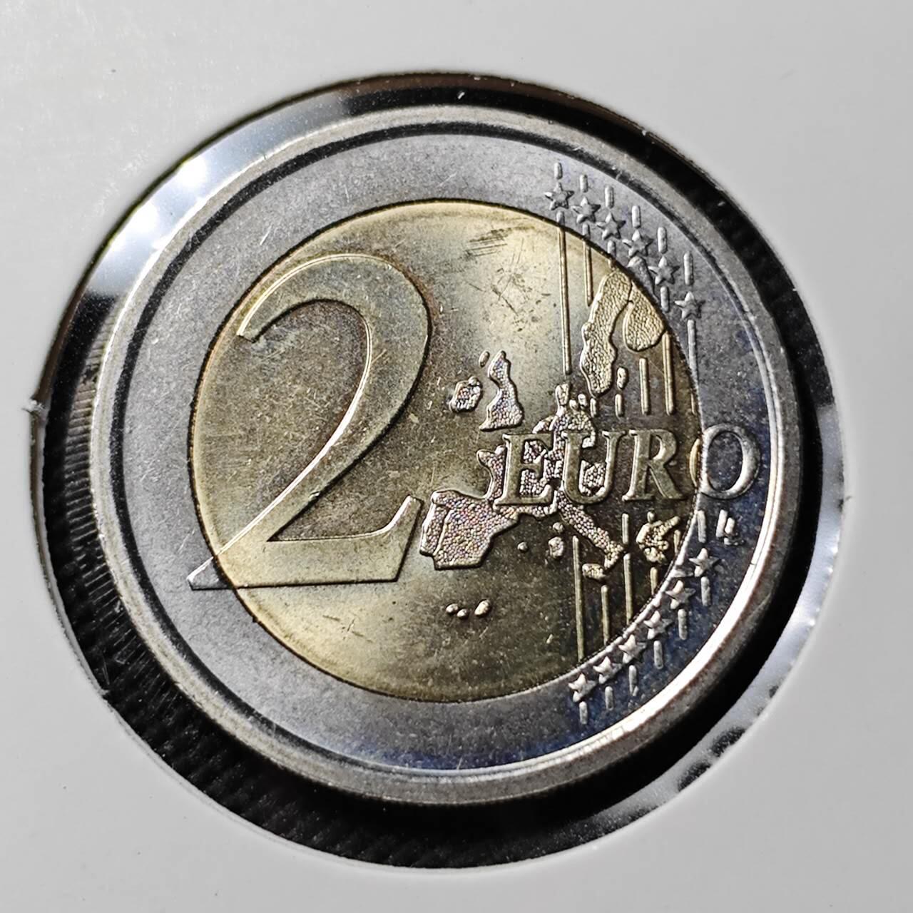 KK钱币收藏小铺   第403期 2月预留时间 周末发货  2006意大利2欧东季奥运会纪念币 好品