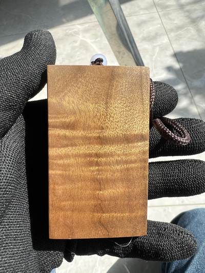 零元拍：NO.27金丝楠平安无事牌，满水波香喷喷的小金砖，金光闪闪，72/42/13MM - 零元拍：NO.27金丝楠平安无事牌，满水波香喷喷的小金砖，金光闪闪，72/42/13MM