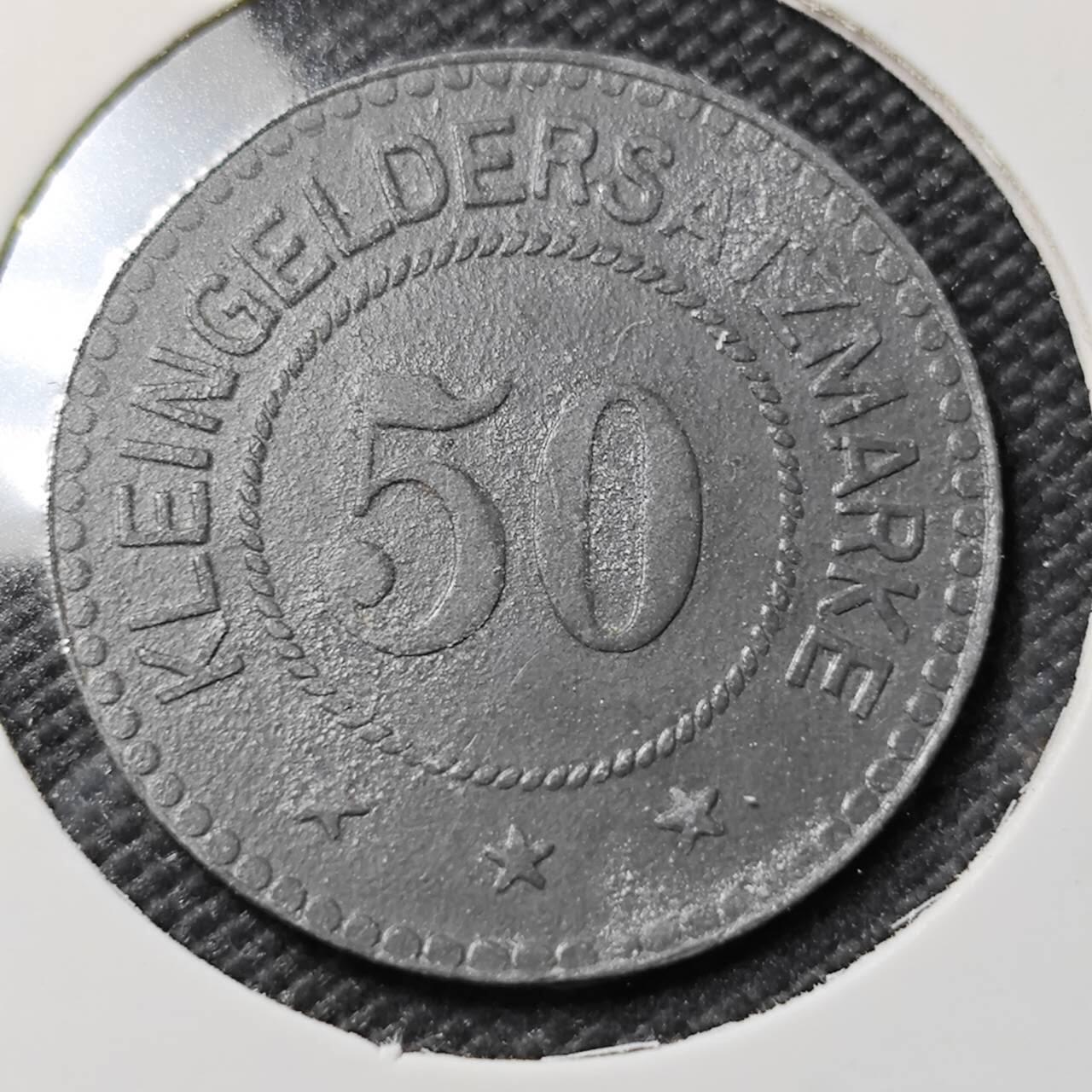 KK钱币收藏小铺   第402期 2月预留时间 周末发货  1919德紧50芬尼