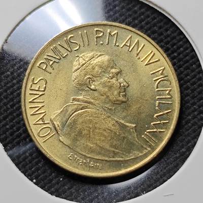 KK钱币收藏小铺   第403期 2月预留时间 周末发货 -  梵蒂冈20里拉