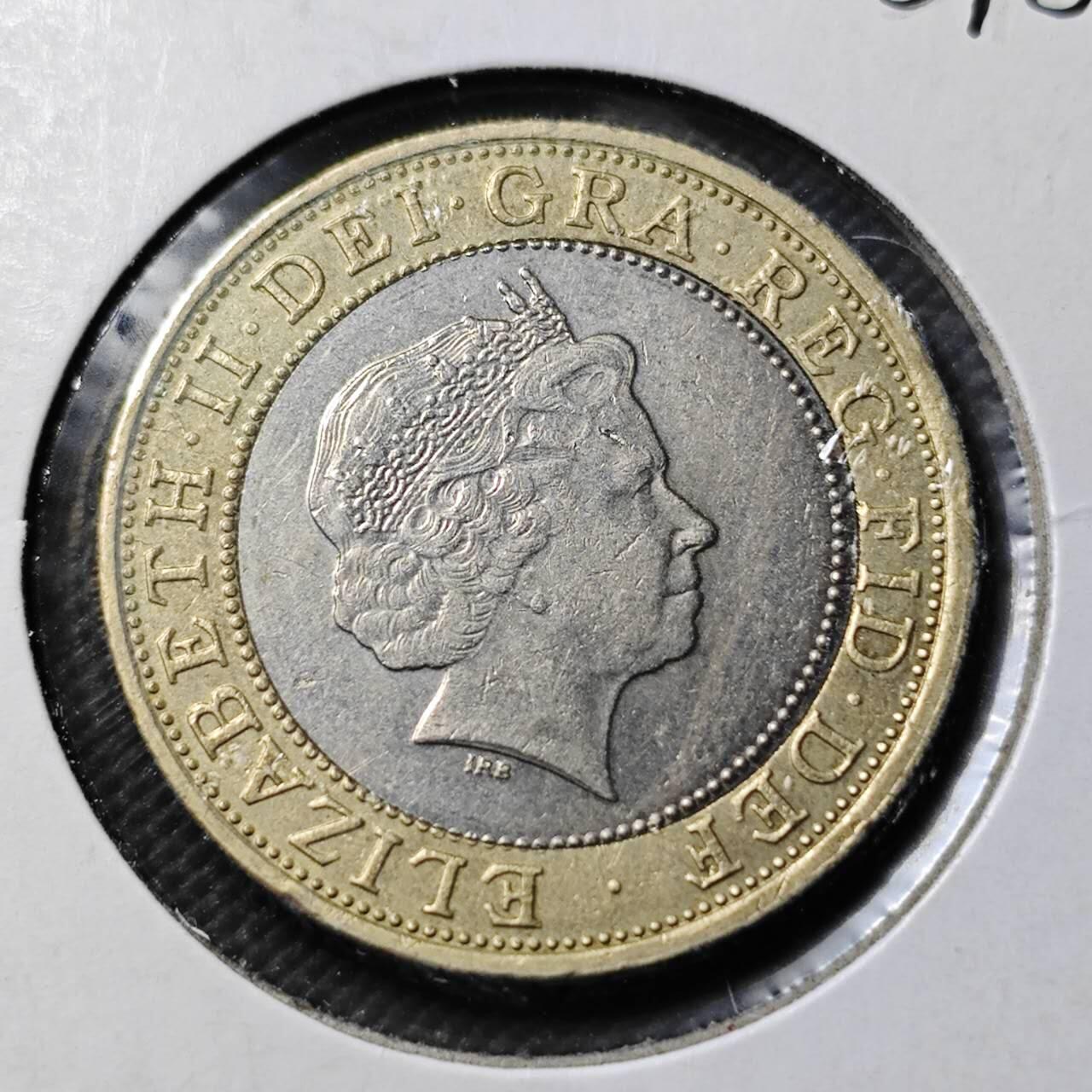 KK钱币收藏小铺   第403期 2月预留时间 周末发货  英国2镑纪念币