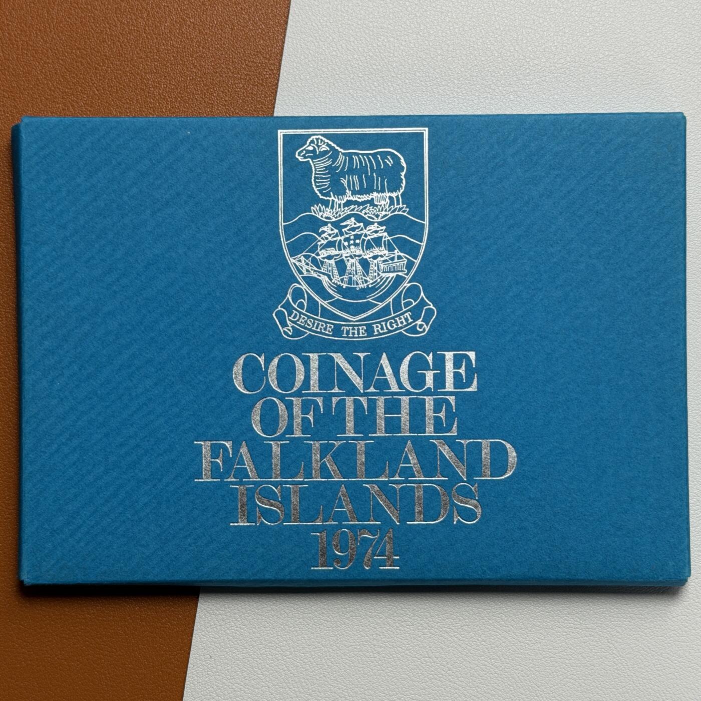 ＜星葵🌻钱币社＞硬币场·第71期·3月10日发货 福克兰群岛1974年盒装套币