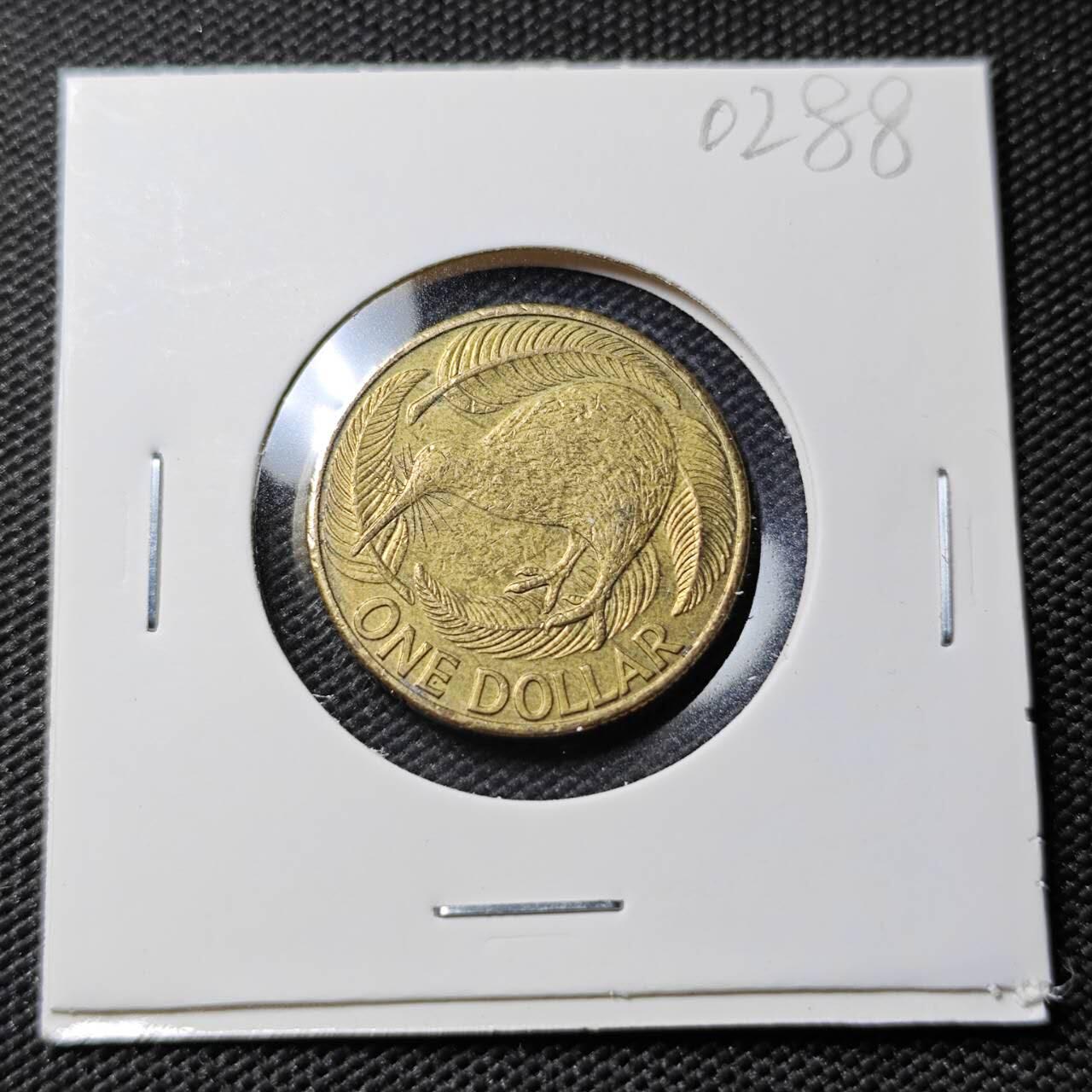 KK钱币收藏小铺   第402期 2月预留时间 周末发货  新西兰1元