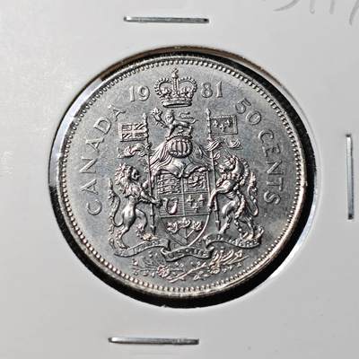KK钱币收藏小铺   第403期 2月预留时间 周末发货 - 1981加拿大50分 