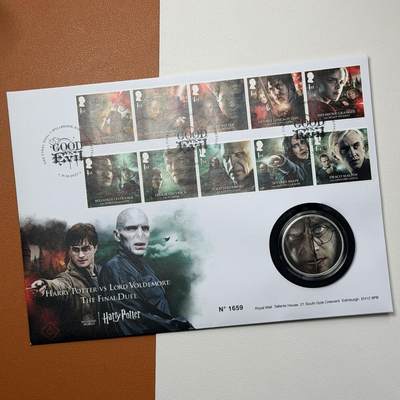 ＜星葵🌻钱币社＞硬币场·第71期·3月10日发货 - 〈邮章封〉英国2023年哈利波特·最终决战彩色纪念章