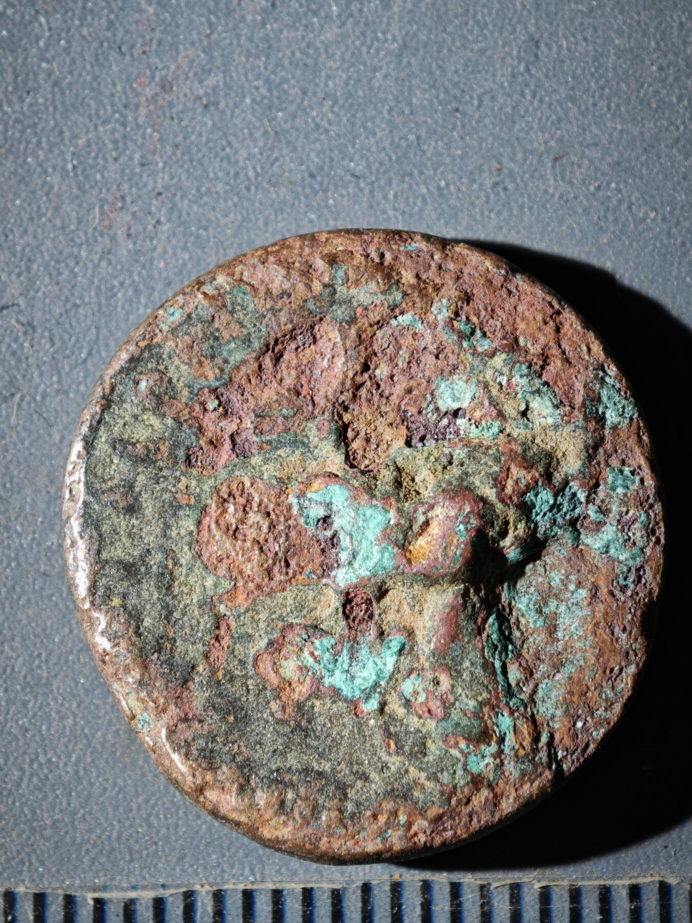 119期新疆红钱粟特钱币丝路钱币专场 F索特美加斯王朝铜币