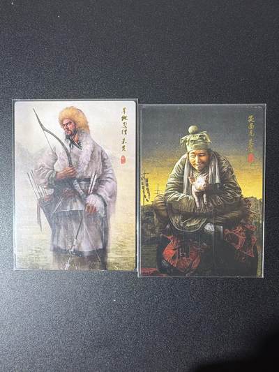 NO.26 好又多金牌大场，夯爆了的马年开门红！每周一站式配齐，方便凑单！（周6晚9点截拍，卖家免费送拍！） - 自制张墨一水浒 旱地忽律朱贵+笑面虎朱富 普卡一对