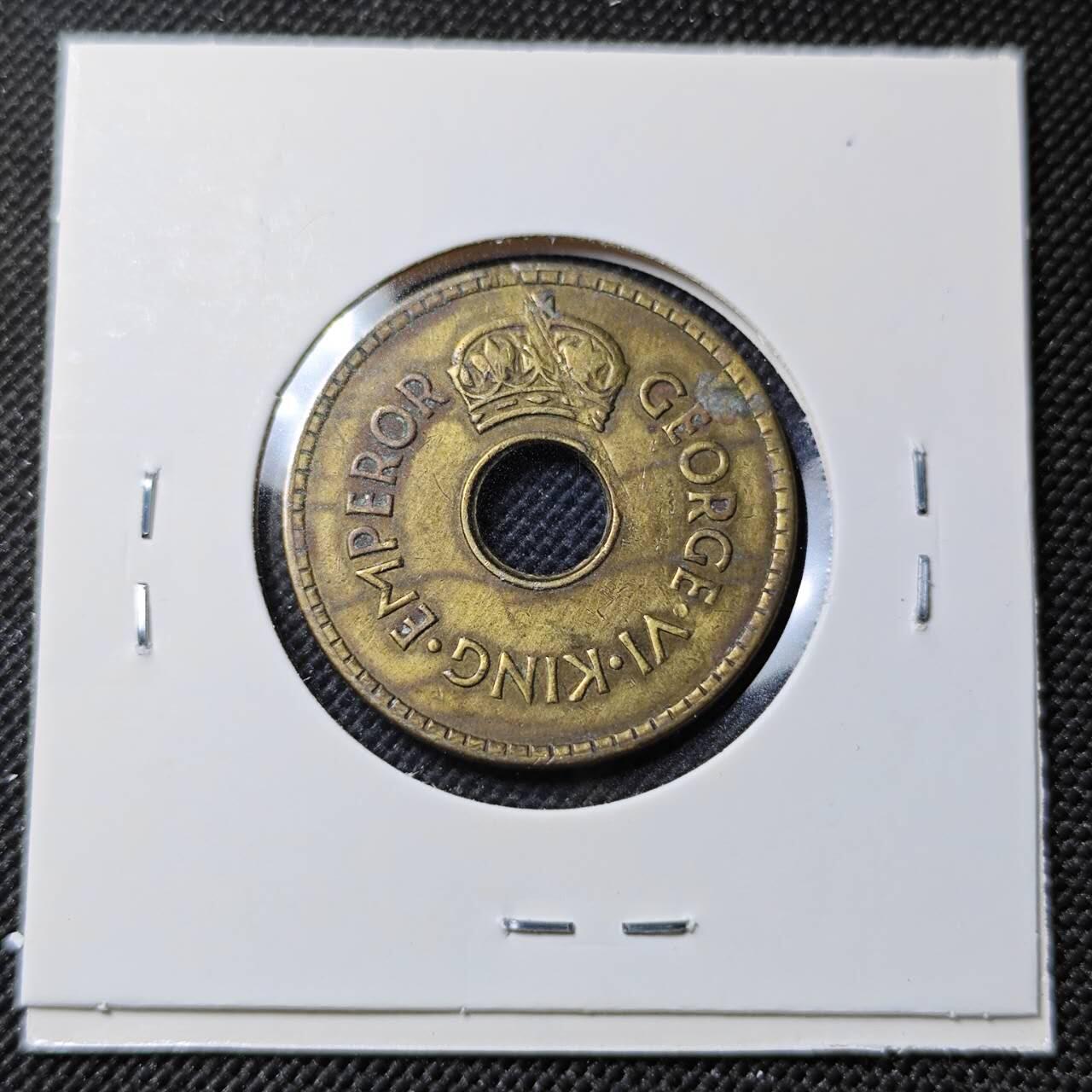 KK钱币收藏小铺   第403期 2月预留时间 周末发货  1942斐济1便士铜币