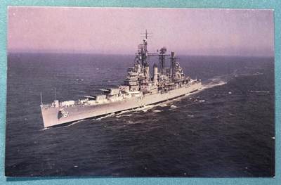 盛世勋华——号角文化勋章邮票专场拍卖第308期 - 美国冷战时期军舰专题明信片 托皮卡号（CLG-8）轻型导弹巡洋舰  