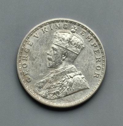 《崇甫堂》—外币小精品专场⑨ - 英属印度1918年乔治五世1卢比银币 KM#524