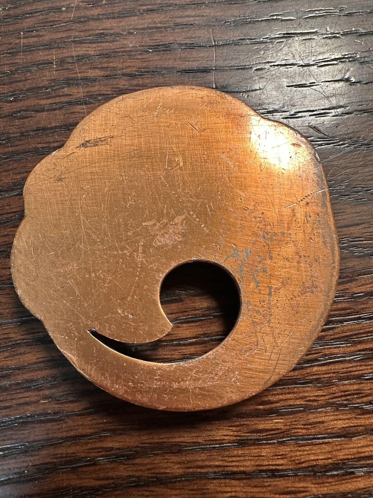 蒂克钱币-第59场 日本企业章 徽章拍卖 日本国际产业观光博览会赞协会 红铜章 61mm 155g