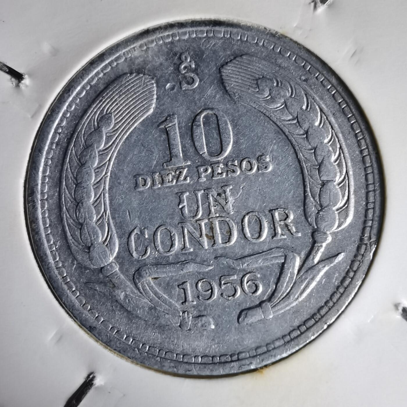 沼泽如烟--第1014场 智利1956年10比索