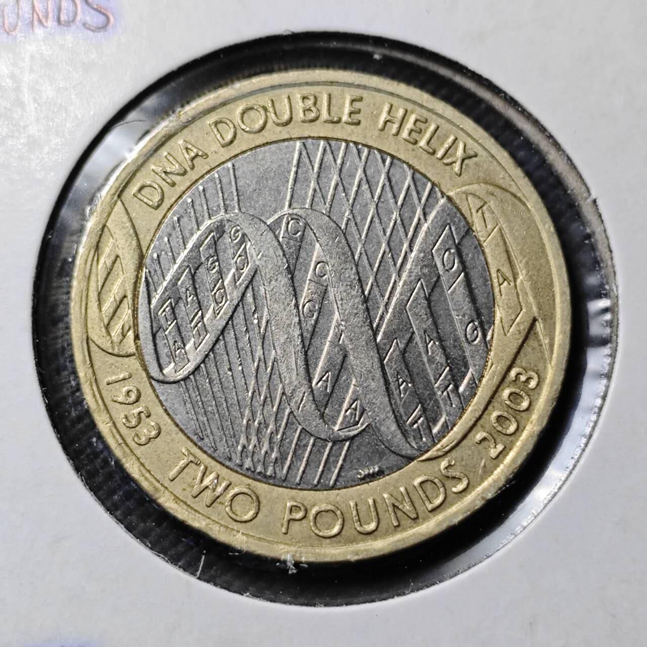 KK钱币收藏小铺   第403期 2月预留时间 周末发货  英国2镑纪念币