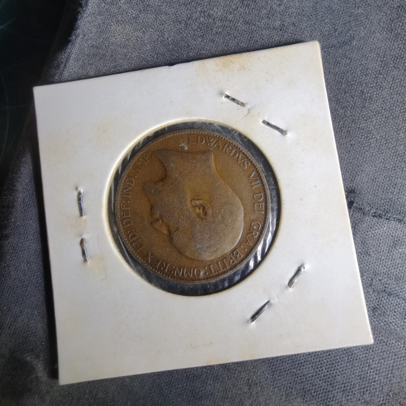 沼泽如烟--第1014场 英国1908年半便士