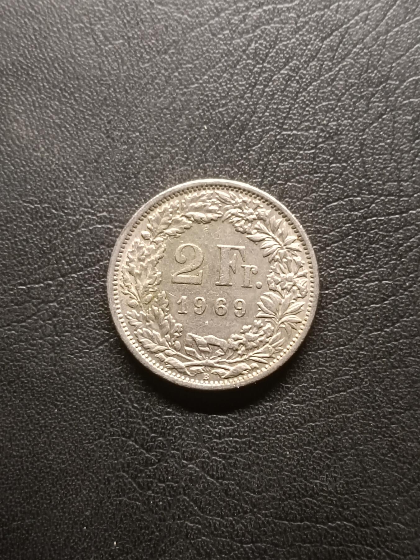 荟藏特别场次第六期——“社长的钢镚堆” 瑞士1969年2法郎