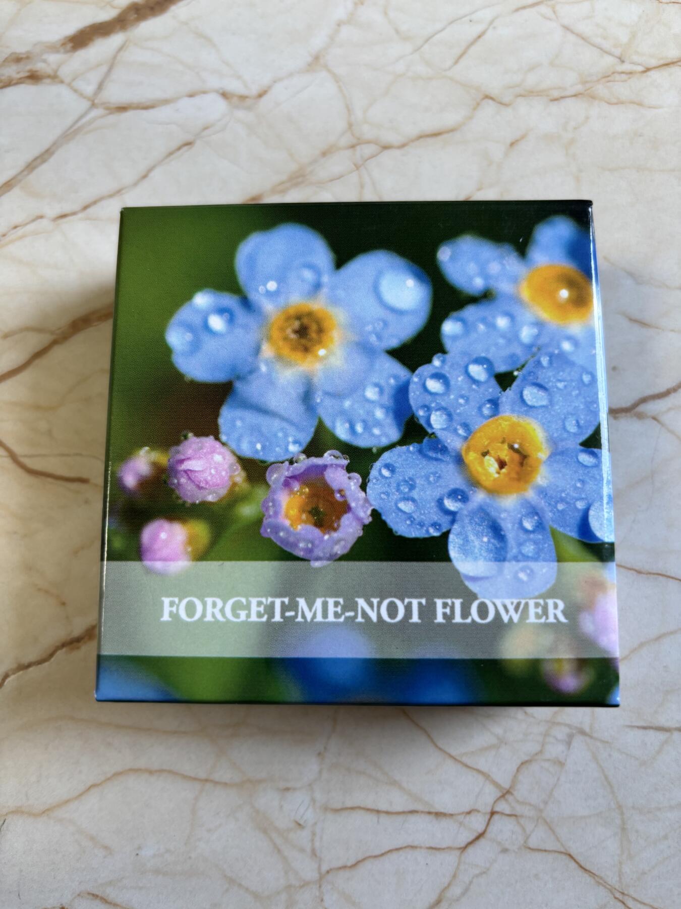 第193期拍卖 帕劳2023年花卉系列勿忘我花2盎司高浮雕彩色银币，999银，发行999枚