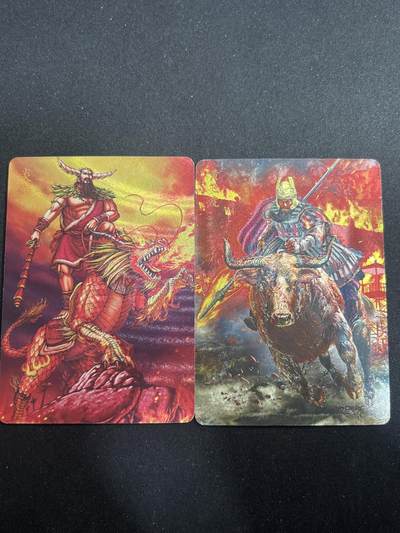 欢迎送拍、零成本上架，释放现金流，合理分配上拍卡品 - 【折光】燎原卡牌2张