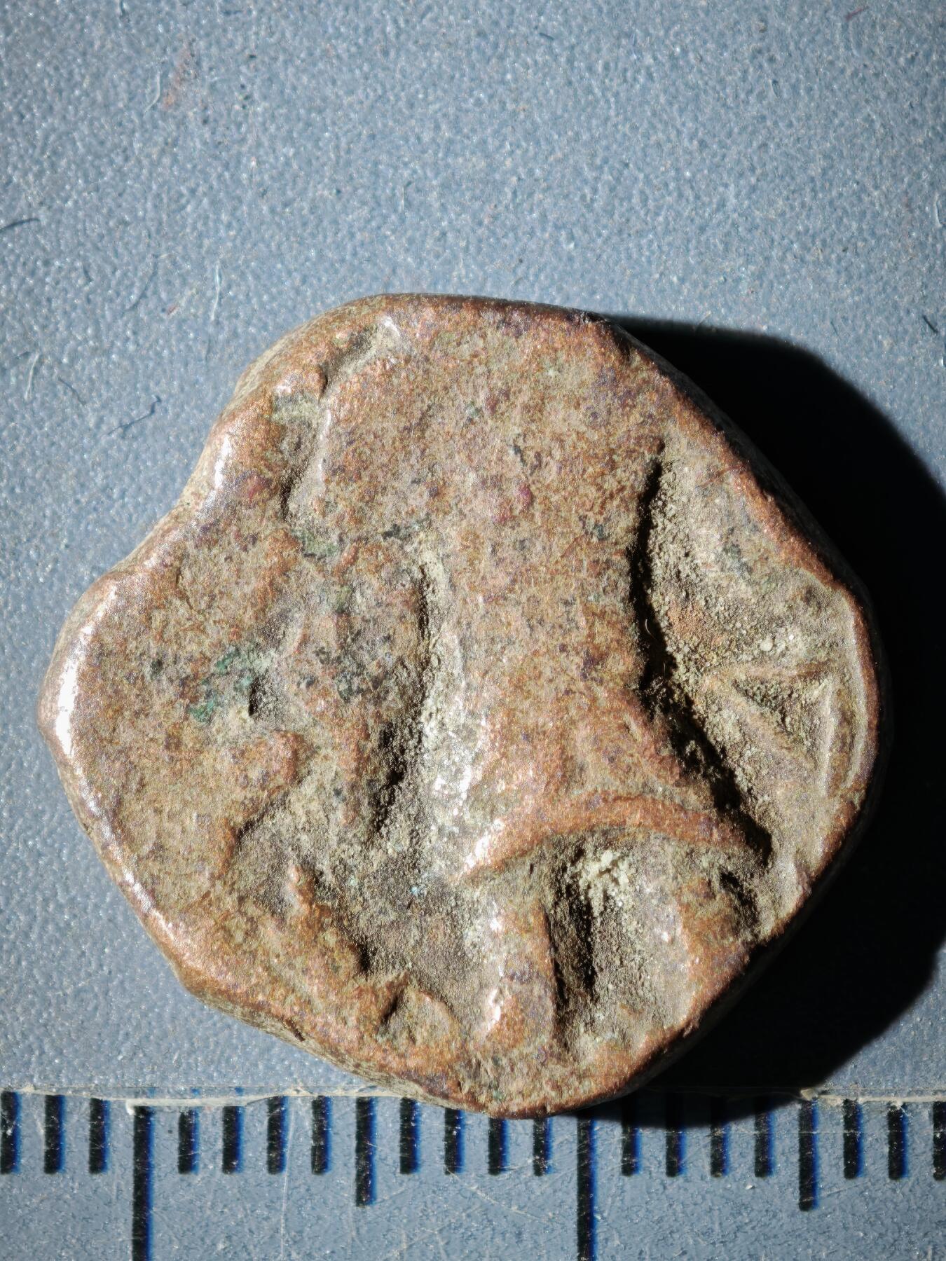 119期新疆红钱粟特钱币丝路钱币专场 B寄多罗王朝铜币