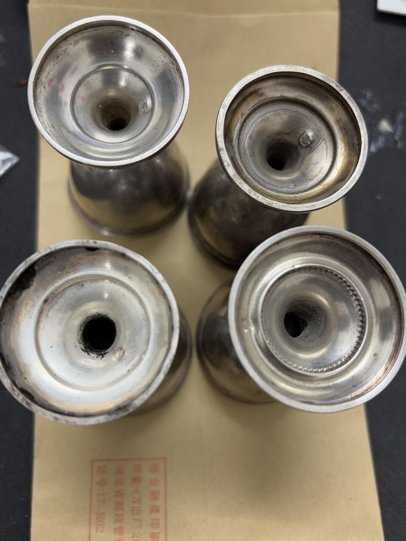 文馨钱币收藏第 296 场，长期接代拍业务 海外回流银杯四个 73 克