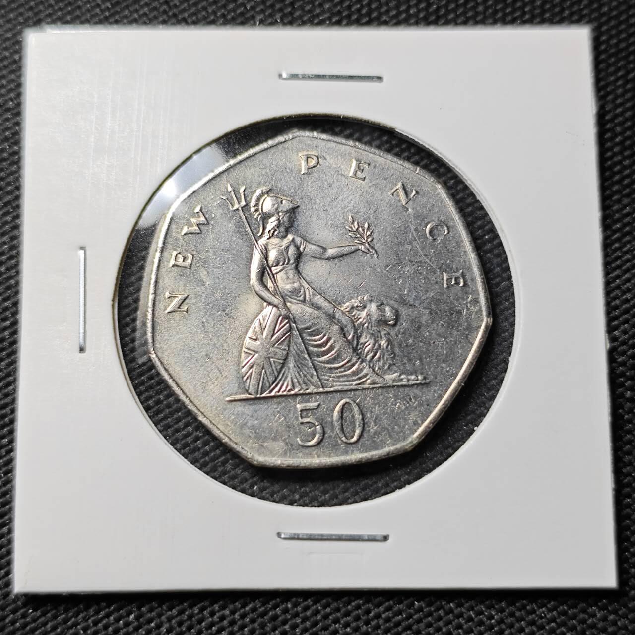 KK钱币收藏小铺   第402期 2月预留时间 周末发货  英国大50便士