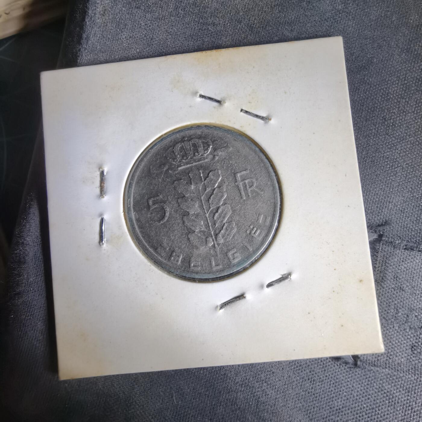 沼泽如烟--第1014场 比利时1967年5法郎