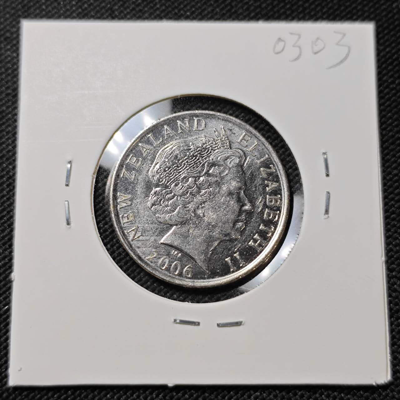 KK钱币收藏小铺   第403期 2月预留时间 周末发货  新西兰50分