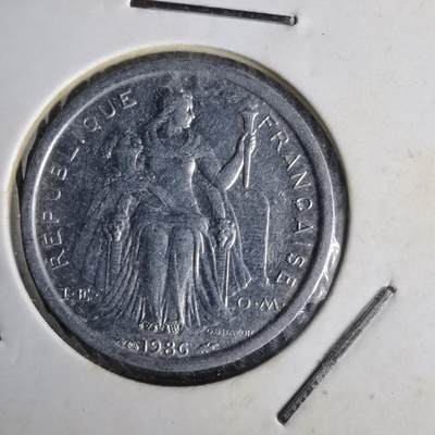 沼泽如烟--第1014场 - 法属波利尼西亚1986年1法郎