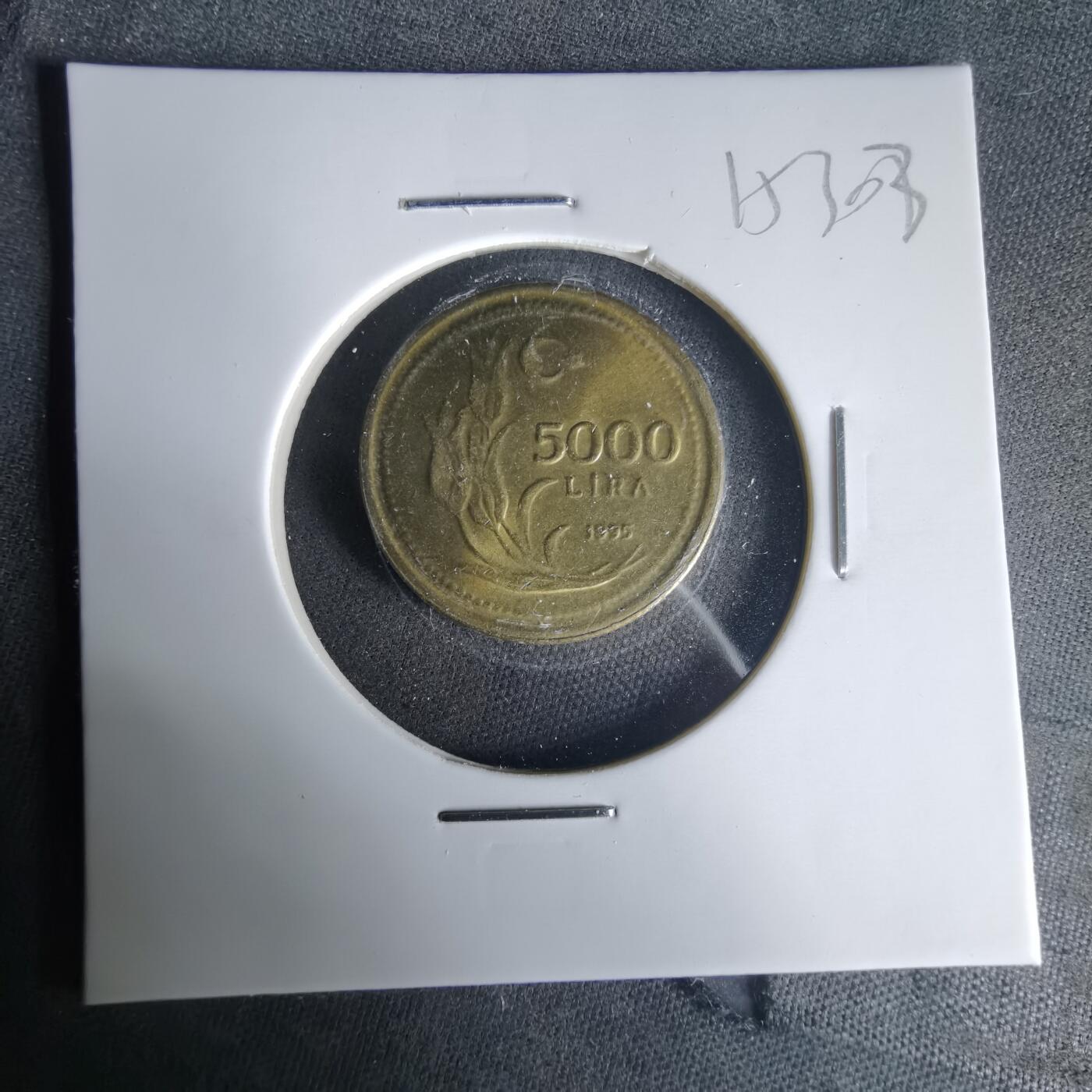 沼泽如烟--第1015场 土耳其1995年5000里拉