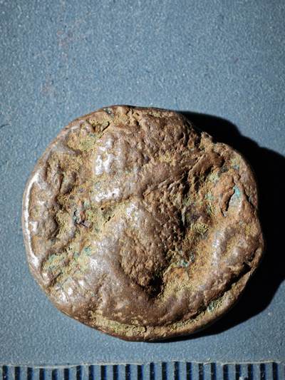 119期新疆红钱粟特钱币丝路钱币专场 - F索特美加斯王朝铜币